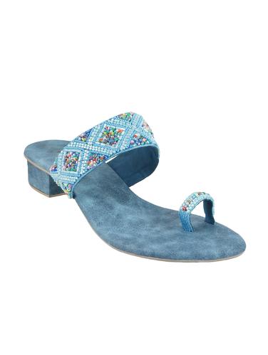 blue one toe sandal - 14422725 - Very Small Image - 1