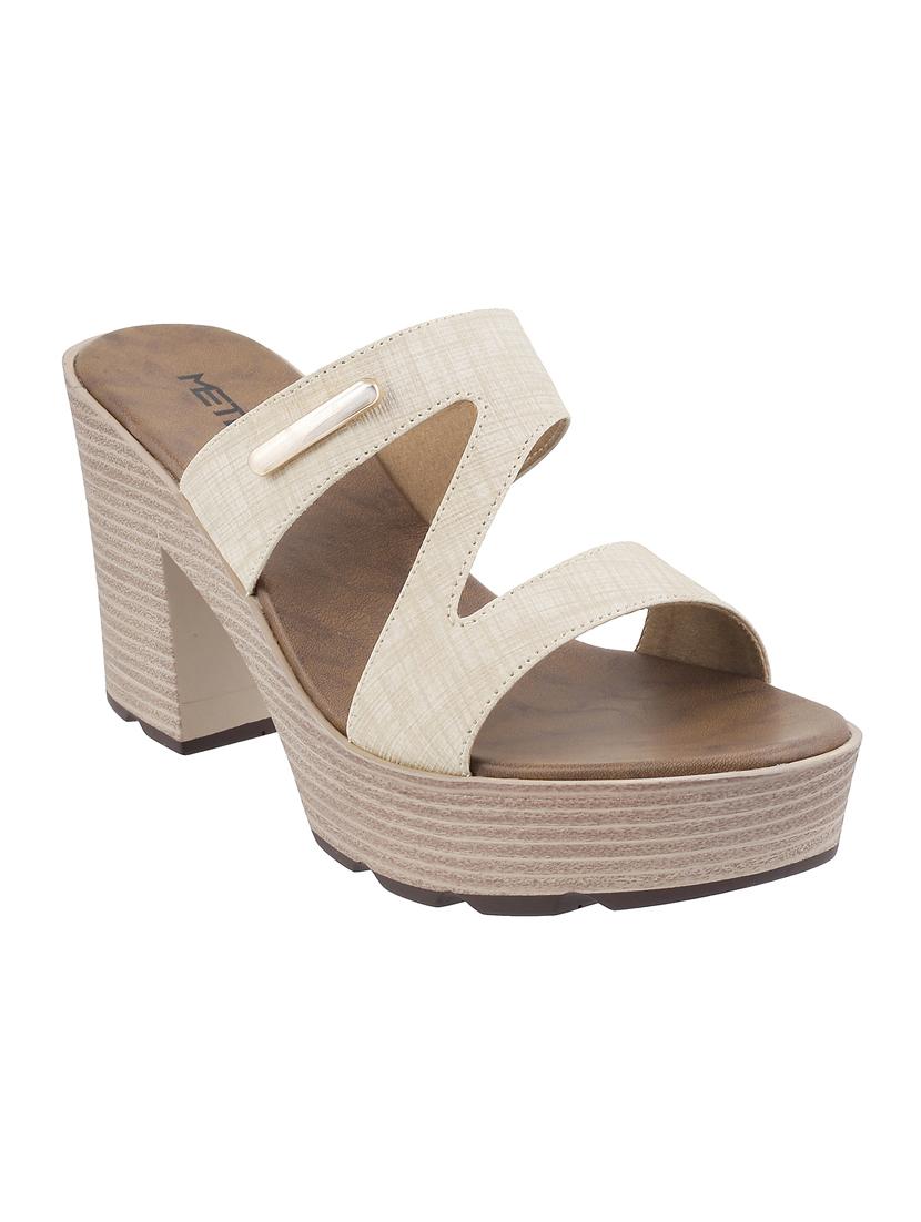 beige platforms sandal - 14422743 - Zoom Image - 1
