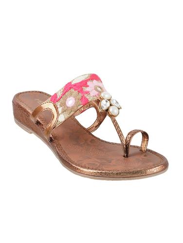 bronze tpr one toe sandals - 14422765 - Very Small Image - 1