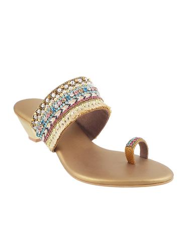 gold one toe sandal - 14422780 - Very Small Image - 1