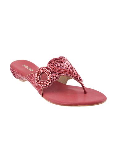 maroon toe separator sandal - 14422783 - Very Small Image - 1