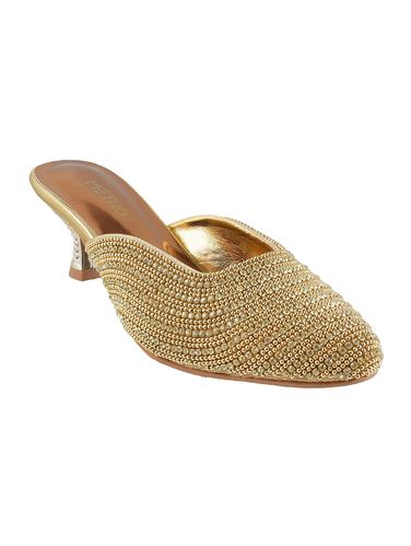 gold mules sandal - 14422791 - Very Small Image - 1