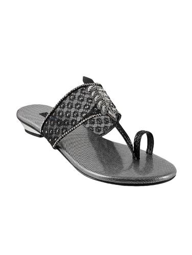 black one toe sandal - 14422807 - Very Small Image - 1
