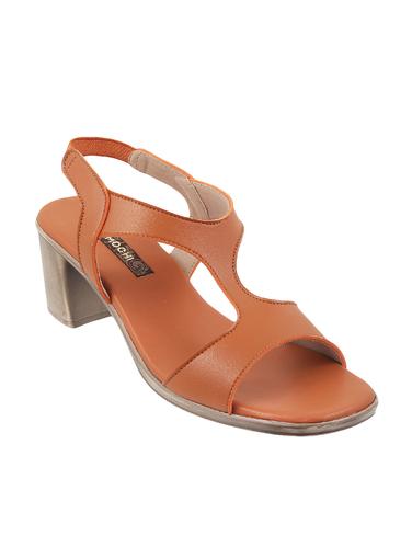 tan pu back strap sandals - 14422956 - Very Small Image - 1