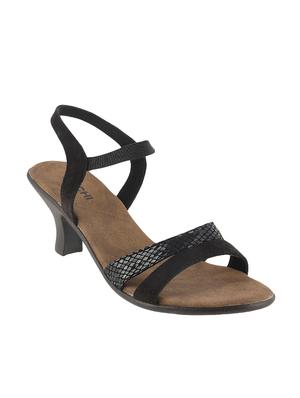 black pu back strap sandals - 14423013 - Standard Image - 1