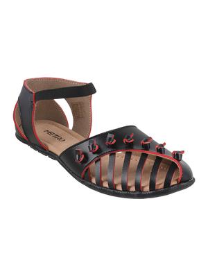 black closed back sandal - 14423019 - Standard Image - 1