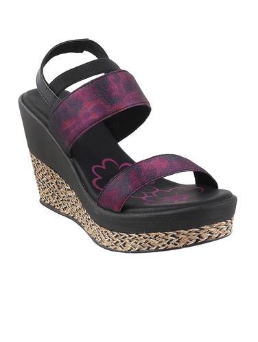 black tpr back strap wedges - 14423144 - Very Small Image - 1