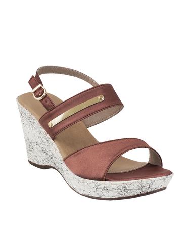brown back strap wedge - 14423152 - Very Small Image - 1