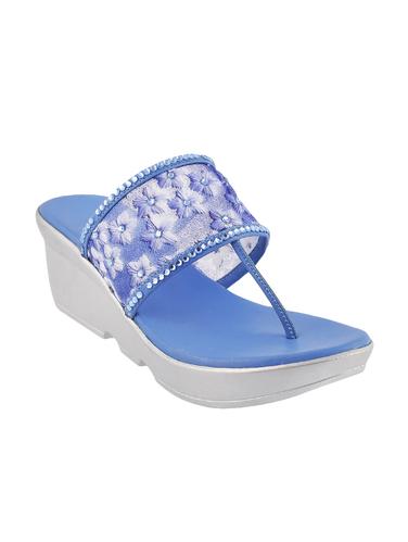 blue platforms wedge - 14423184 - Very Small Image - 1