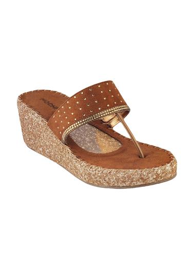 brown platforms wedge - 14423188 - Very Small Image - 1