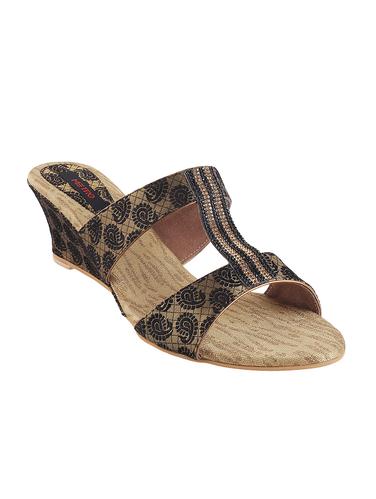 black sheet slip on wedges - 14423200 - Very Small Image - 1