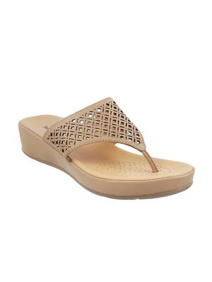 beige open thogn wedge - 14423276 - Standard Image - 1
