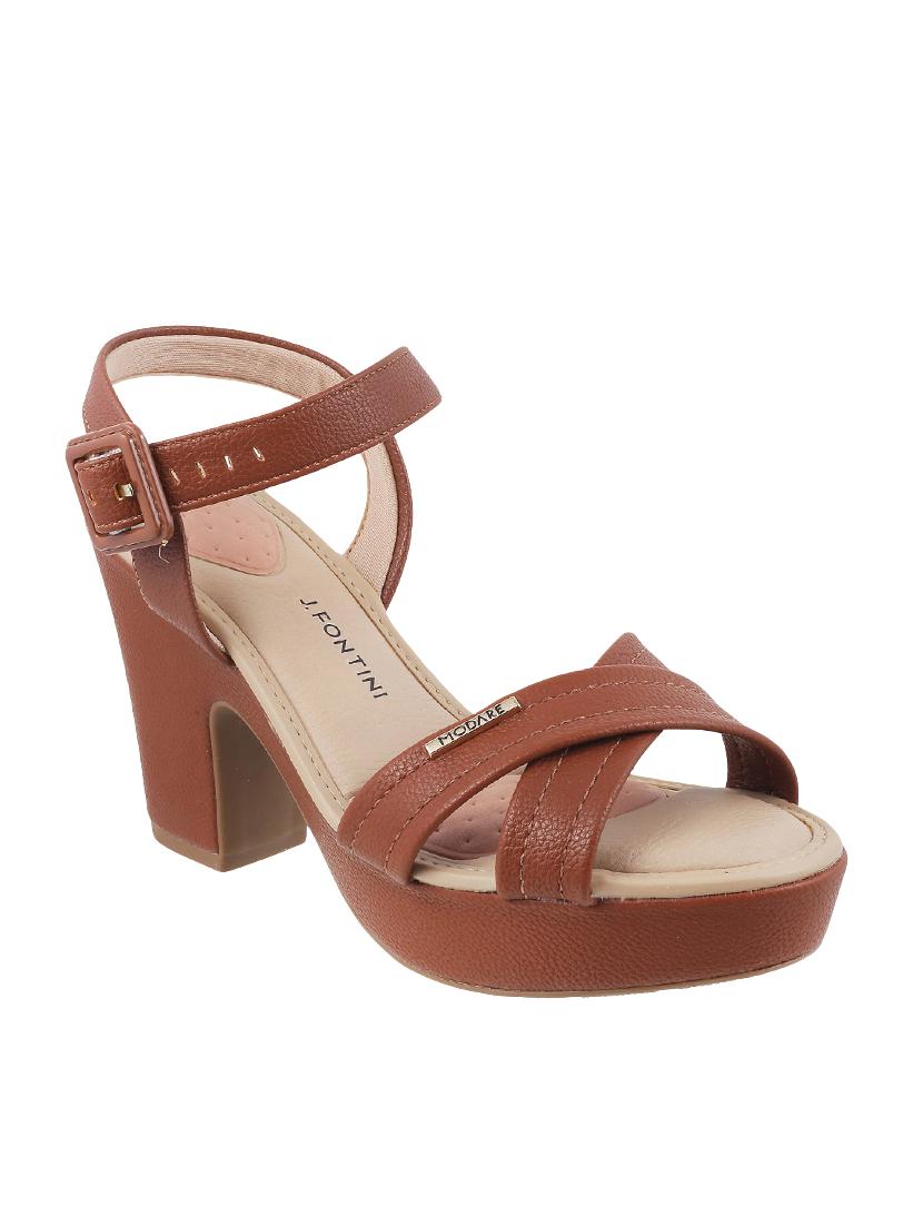 tan ankle strap sandal - 14423277 - Zoom Image - 1