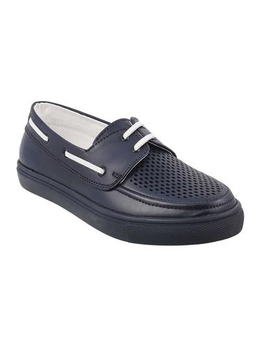 navy tpr laceup sneakers - 14423289 - Very Small Image - 1