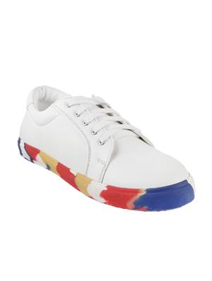 white tpr laceup sneakers - 14423296 - Standard Image - 1