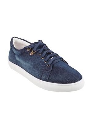 blue lace-up sneaker - 14423298 - Standard Image - 1