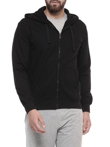 black fleece sweatshirt - 14423580 - Very Small Image - 1