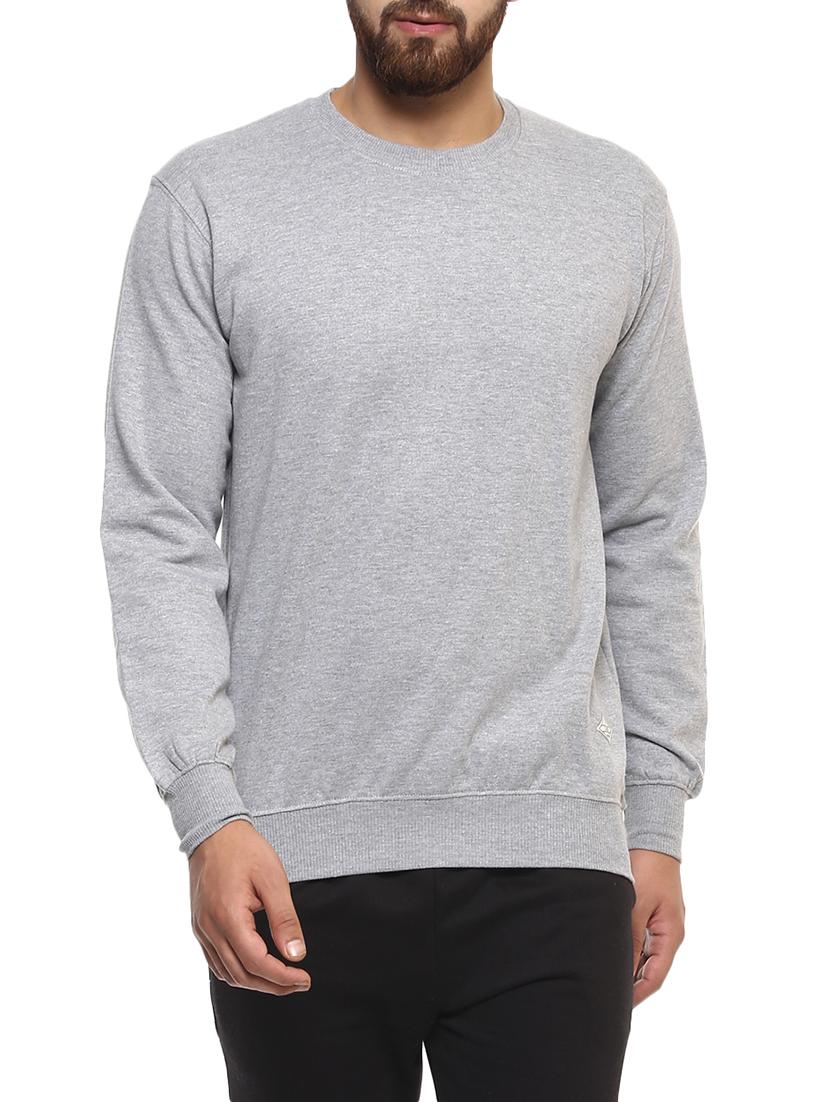 grey fleece sweatshirt - 14423586 - Zoom Image - 1