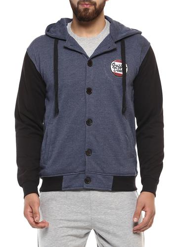blue fleece color block sweatshirt - 14423600 - Very Small Image - 1