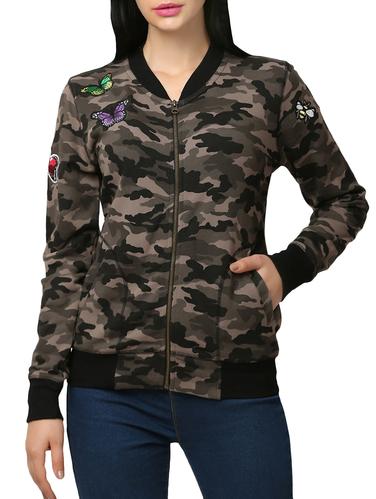 camouflage cotton jacket - 14423608 - Very Small Image - 1