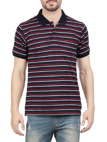 navy blue cotton t-shirt - 14424045 - Very Small Image - 1