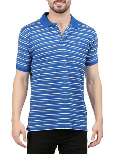 blue cotton t-shirt - 14424046 - Very Small Image - 1