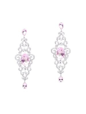 silver metal hoop earrings - 14424138 - Standard Image - 1