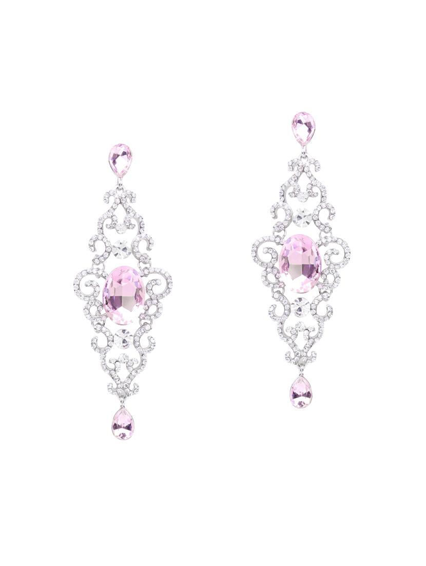 silver metal hoop earrings - 14424138 - Zoom Image - 1