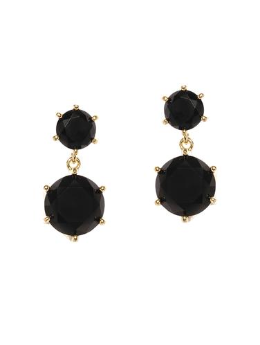 black metal drop earring - 14424187 - Very Small Image - 1