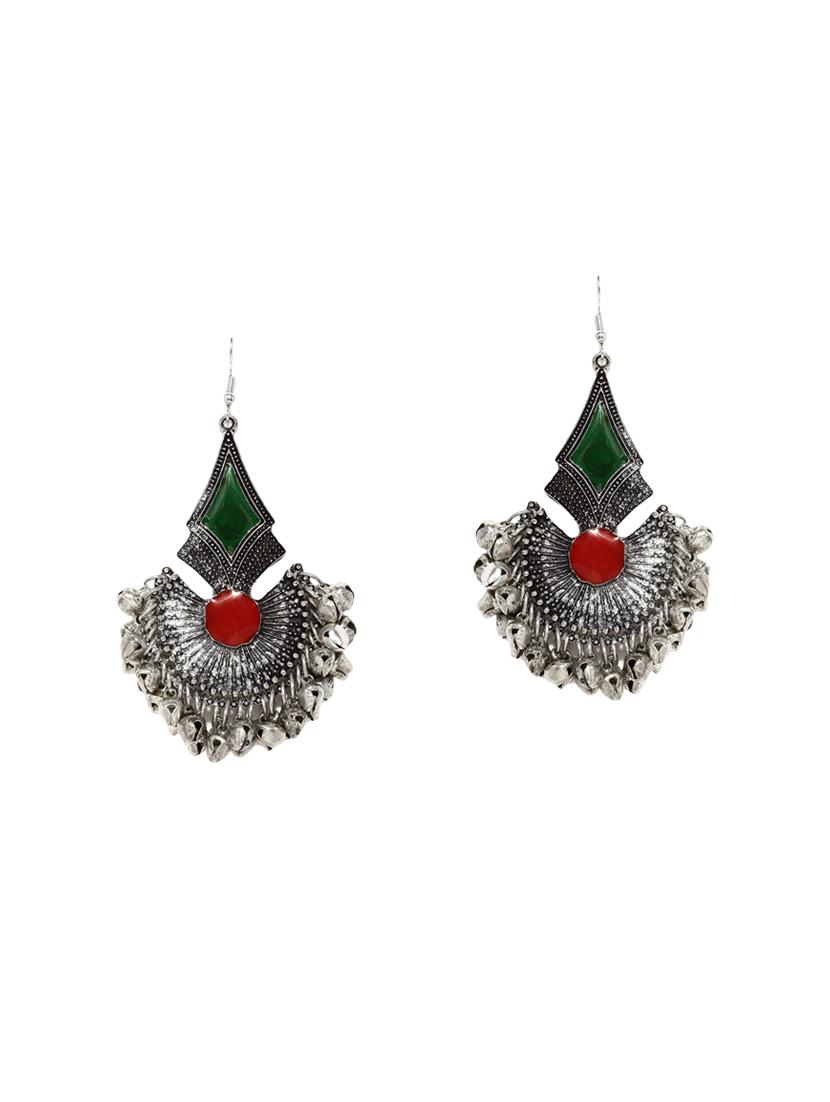 multi metal drop earring - 14424198 - Zoom Image - 1