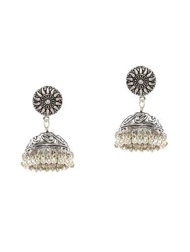 silver metal other earring - 14424267 - Very Small Image - 1