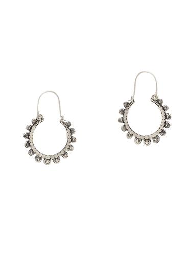 silver metal chandballi earring - 14424273 - Very Small Image - 1