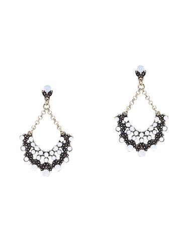 gold metal drop earring - 14424290 - Very Small Image - 1