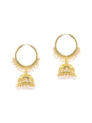 gold metal balli earrings - 14424294 - Standard Image - 1
