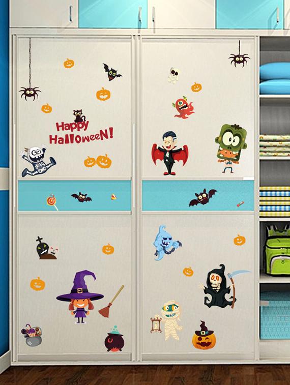 cortina happy halloween party theme wall stickers - 14424557 - Zoom Image - 2
