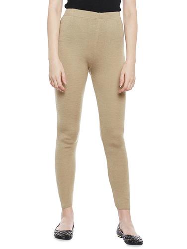 beige woolen leggings - 14424594 - Very Small Image - 1