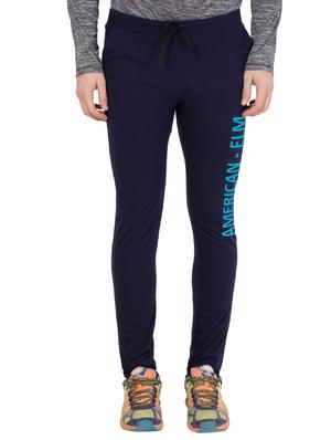 navy blue cotton track pant - 14424794 - Standard Image - 1