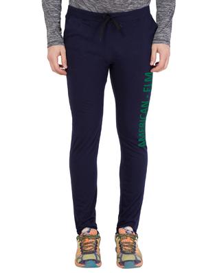 navy blue cotton track pant - 14424800 - Standard Image - 1