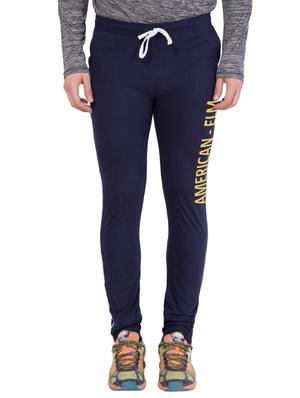 navy blue cotton track pant - 14424802 - Standard Image - 1