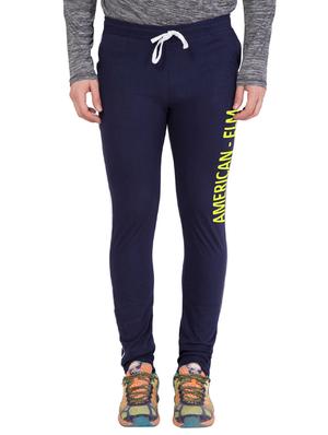 navy blue cotton track pant - 14424805 - Standard Image - 1