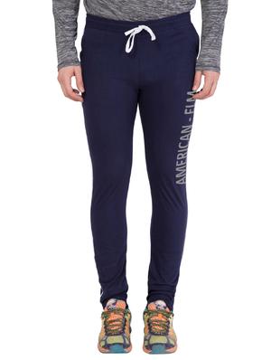 navy blue cotton track pant - 14424806 - Standard Image - 1