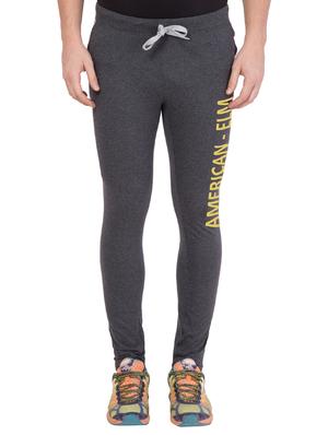 grey cotton track pant - 14424809 - Standard Image - 1