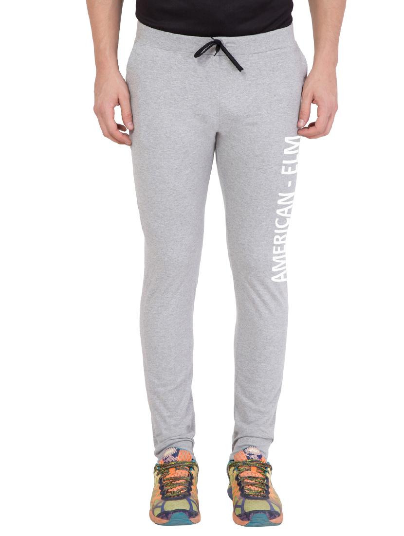 grey cotton track pant - 14424819 - Zoom Image - 1
