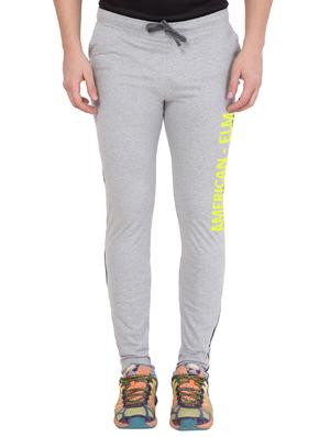 grey cotton track pant - 14424827 - Standard Image - 1