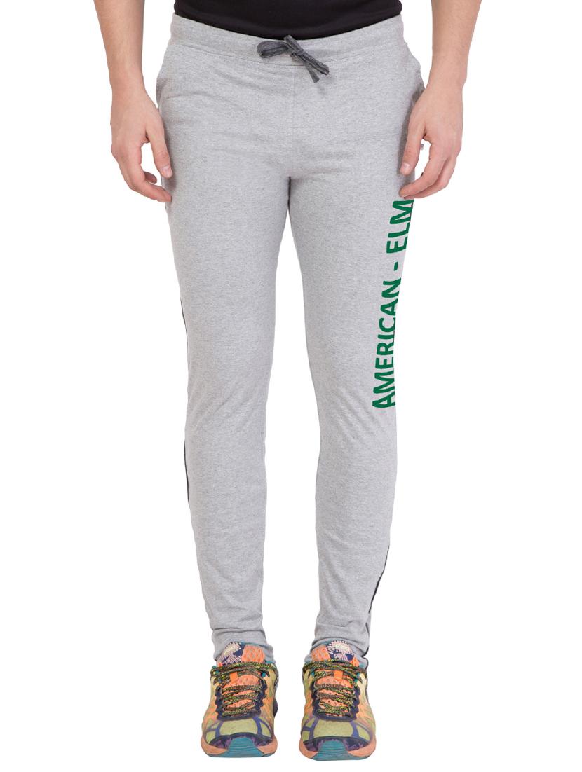 grey cotton track pant - 14424829 - Zoom Image - 1