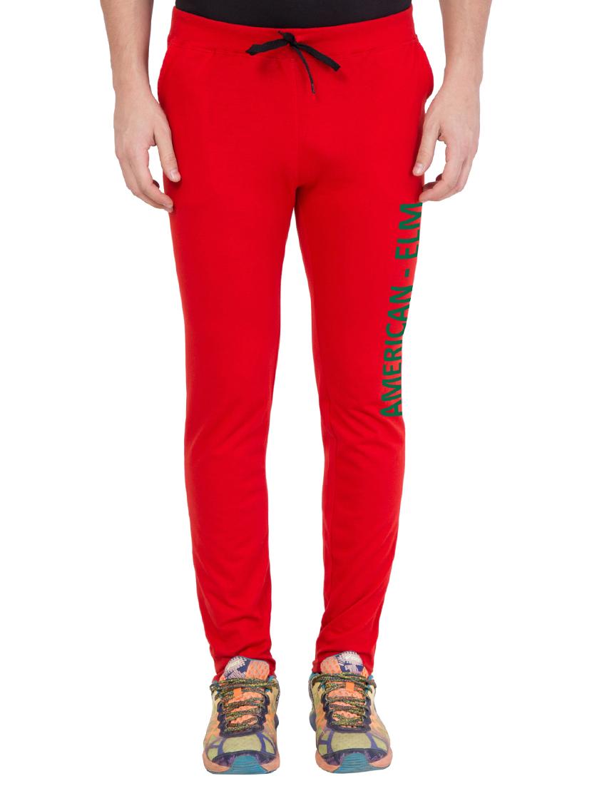 red cotton track pant - 14424837 - Zoom Image - 1
