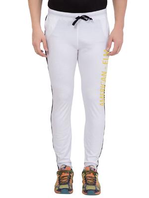white cotton track pant - 14424847 - Standard Image - 1