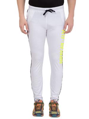white cotton track pant - 14424850 - Standard Image - 1