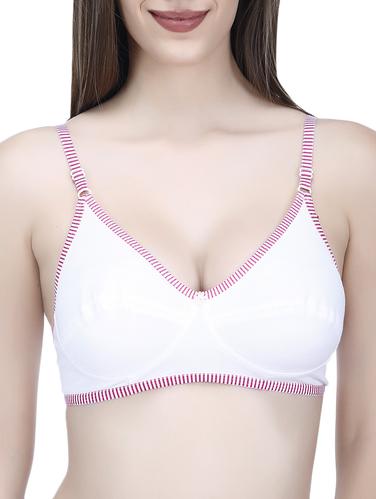 white hosery bra - 14424876 - Very Small Image - 1