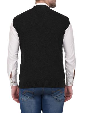 black acrylic sweater - 14425124 - Standard Image - 3